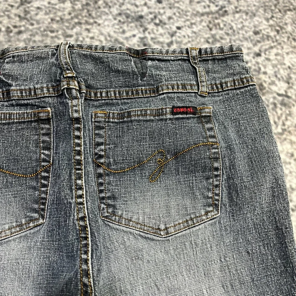 Vintage Y2K Zana Di Jeans‎ Womens 16 (34x30) Blue Bootcut Flare Western Hippie